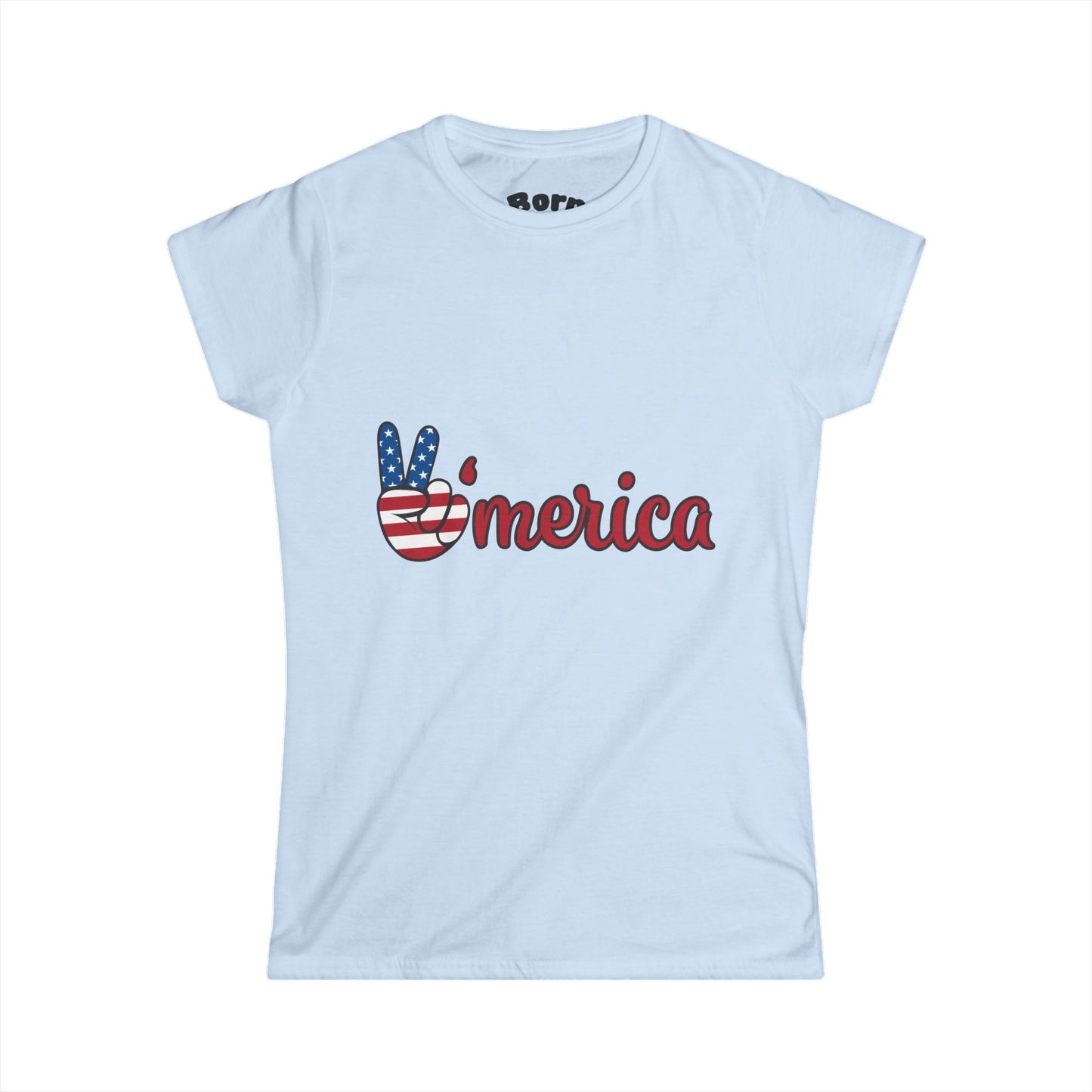 Patriotic Graphic Tee, Vintage Car Lover Shirt, Women's Casual Top, Summer Fest Wear, Unique Gift for Holidays