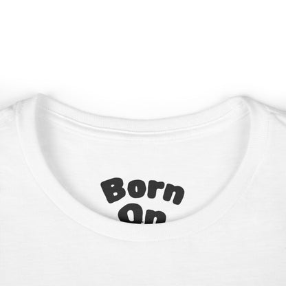 Patriotic Graphic Tee, Vintage Car Lover Shirt, Women's Casual Top, Summer Fest Wear, Unique Gift for Holidays
